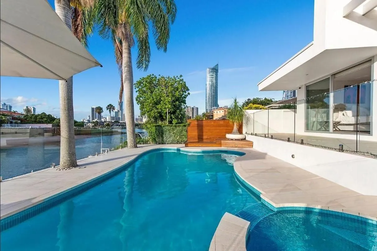 Capri Executive Waterfront Home - 5 Bedrooms - Heated Pool And Spa Gold Coast 0*,  Australia